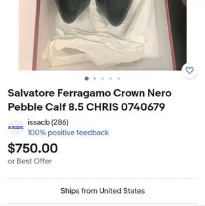 Salvatore Ferragamo | Shoes | Salvatore Ferragamo Crown Nero  display picture 3